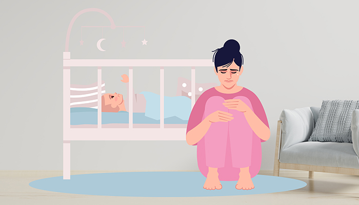 La depresión post-parto se da algunas veces en el primer mes luego de haber nacido el bebé